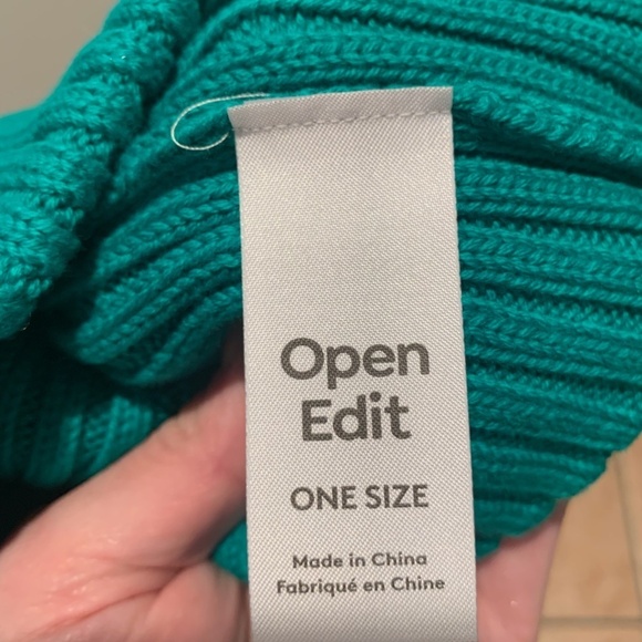 Open Edit "Can Do Kid" Children's Beanie Green NWT - Picture 4 of 6